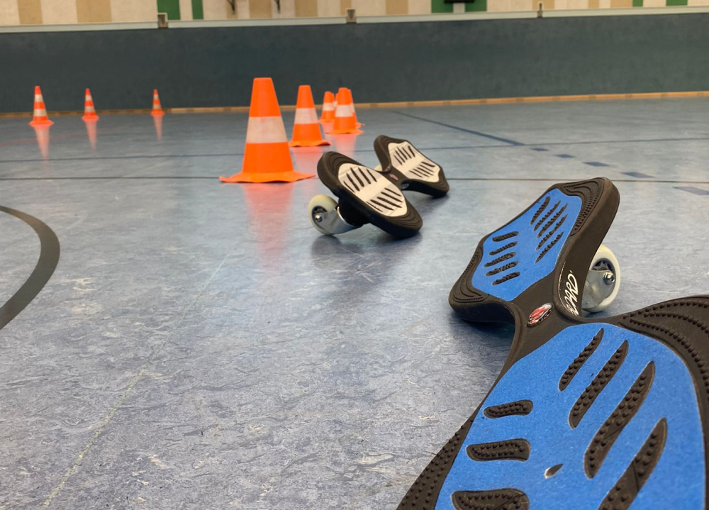 Wakeboards in Turnhalle